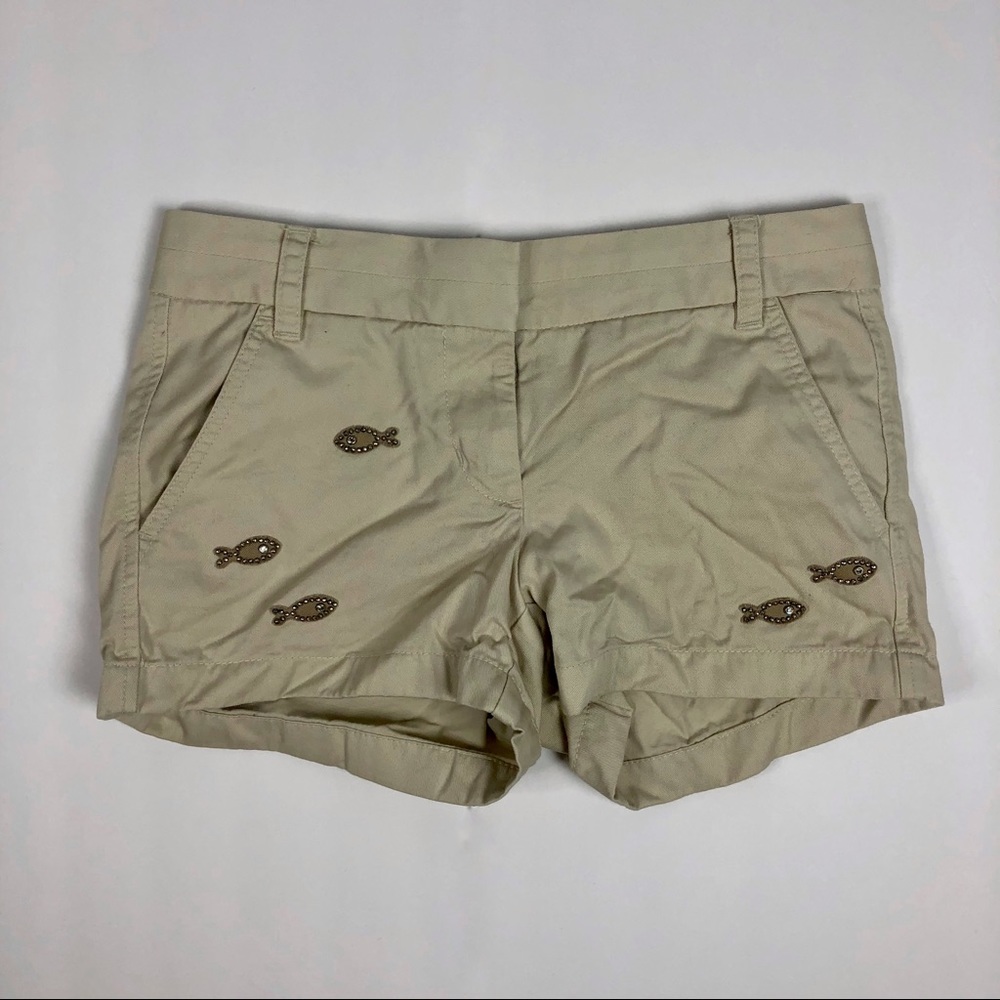 J. Crew Appliqué Shorts